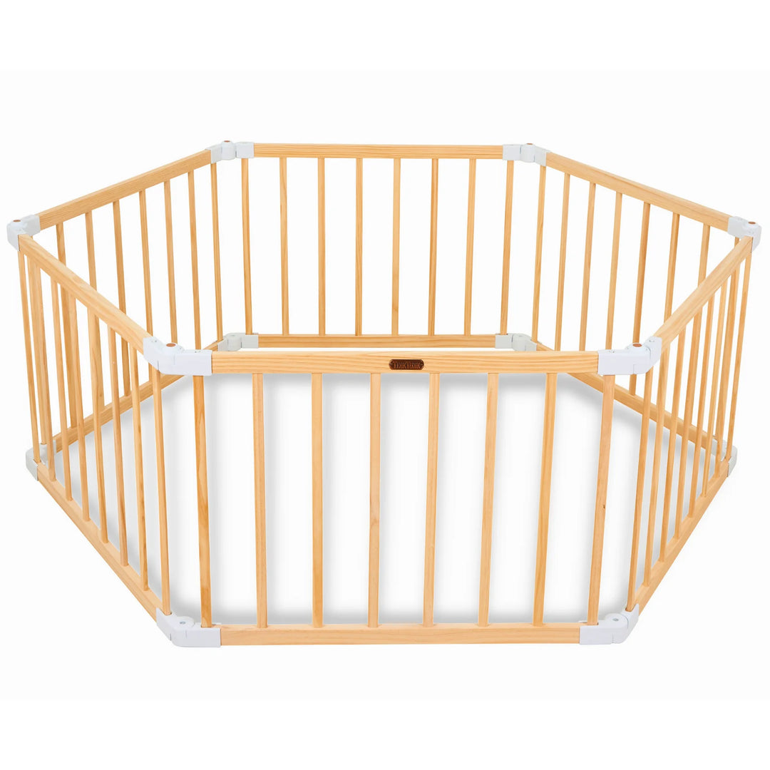 TikkTokk Little Boss Hexagonal Playpen - Natural