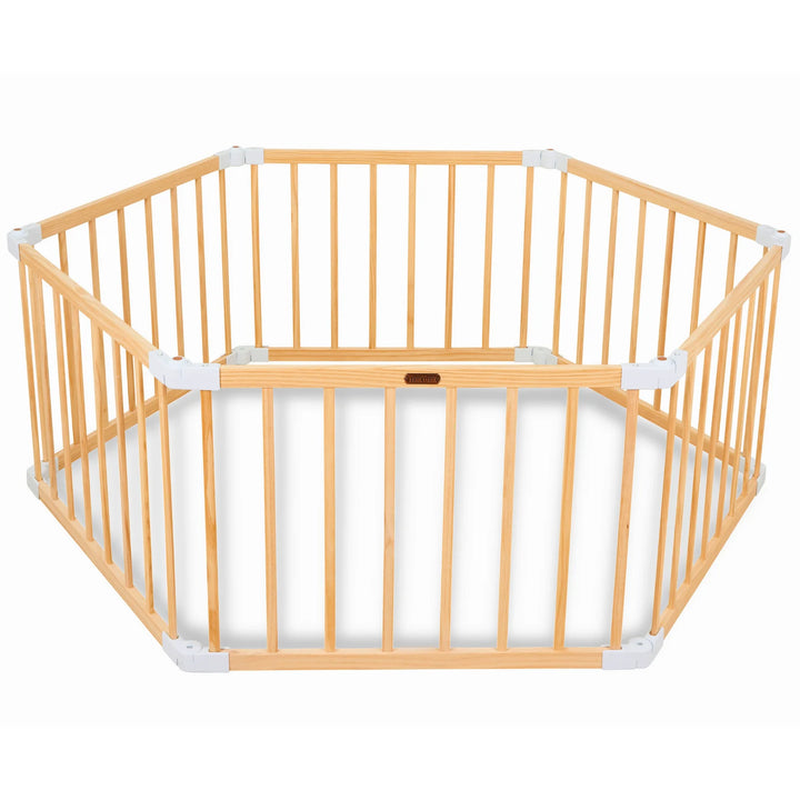TikkTokk Little Boss Hexagonal Playpen - Natural