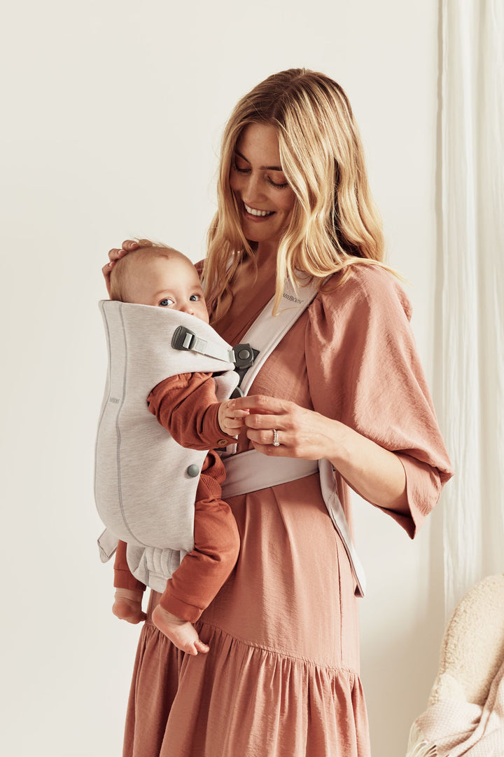 BabyBjorn Baby Carrier Mini - 3D Jersey, Light beige
