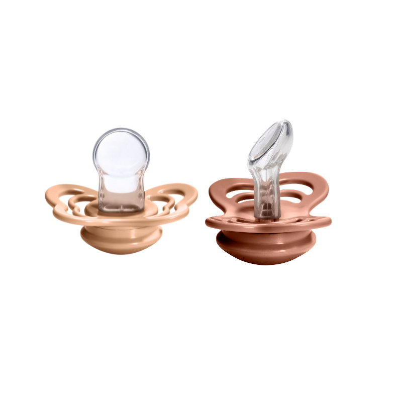BIBS Couture|Silicone-Peach/Woodchuck