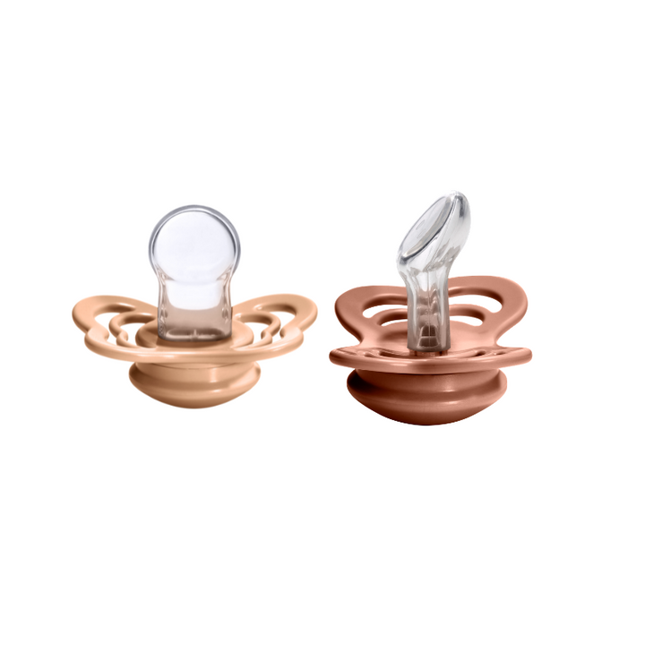 BIBS Couture|Silicone-Peach/Woodchuck