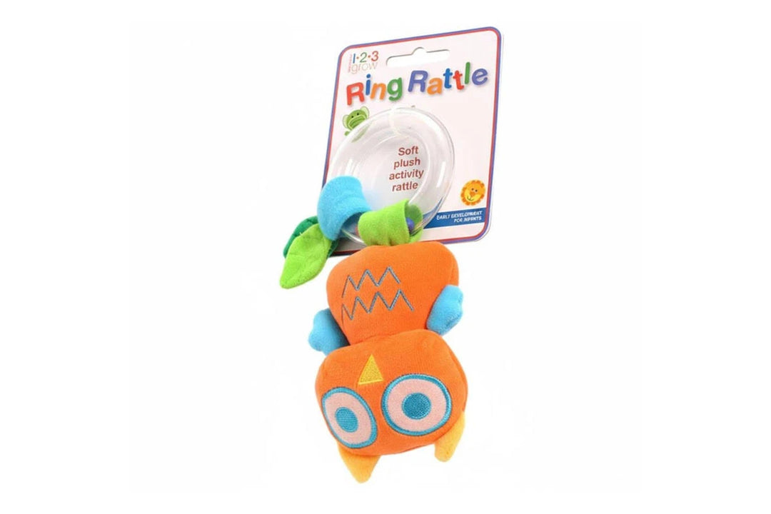 123 Grow Ring Rattle – Owl (RR460)