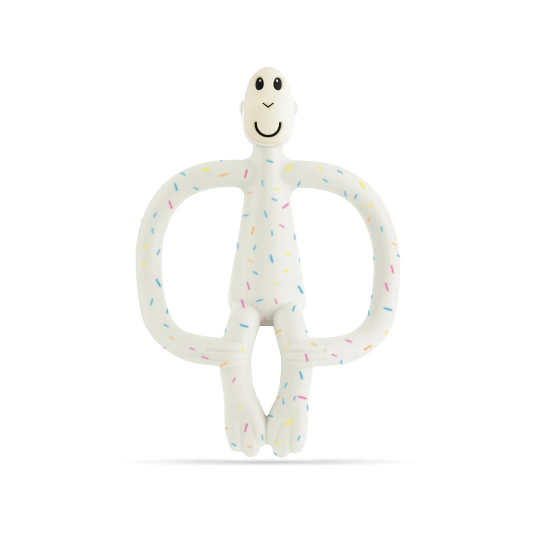 Matchstick Monkey Teething Toy and Gel Applicator - Confetti Cream