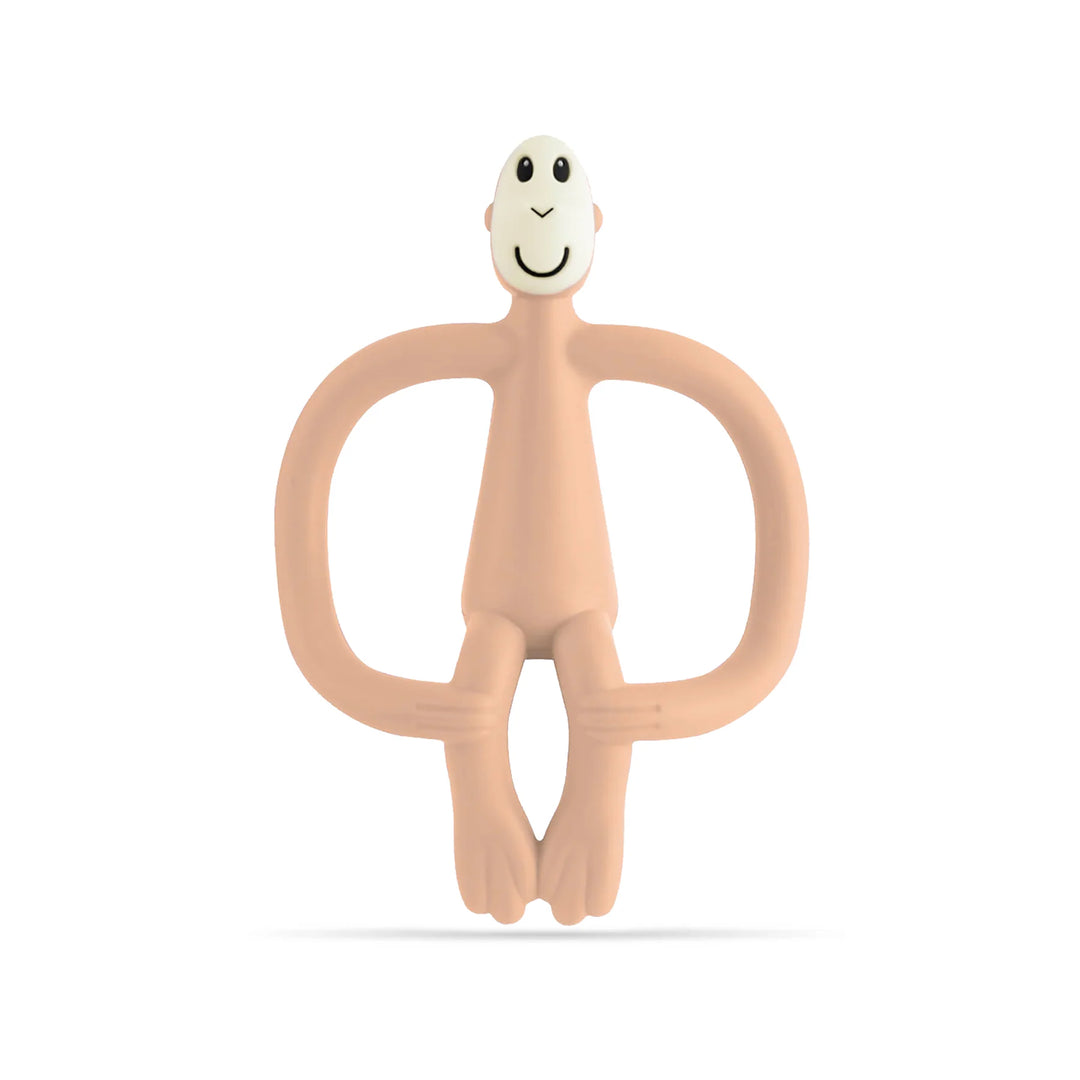 Matchstick Monkey Teething Toy and Gel Applicator - Peach Salmon
