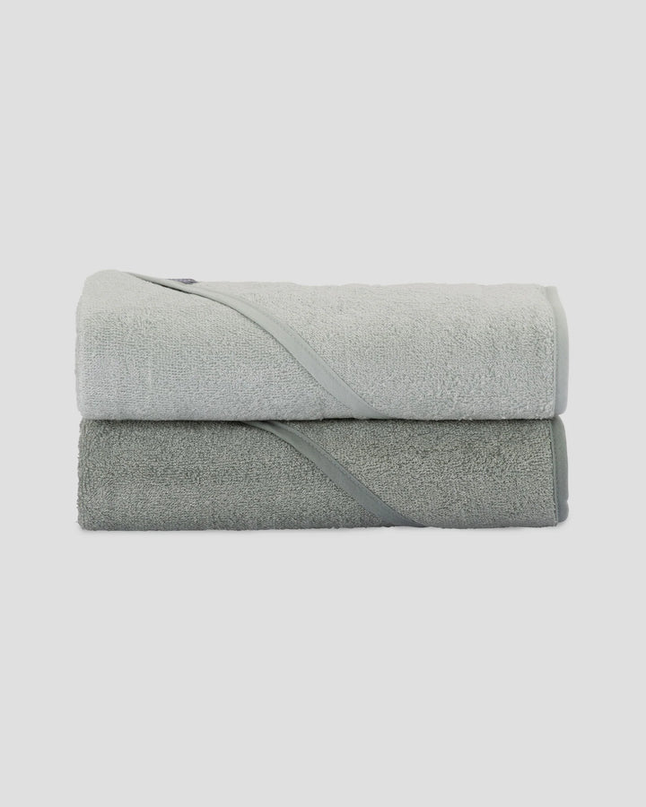 Little Bamboo Baby Hooded Towels 2PK - Turtle Bay