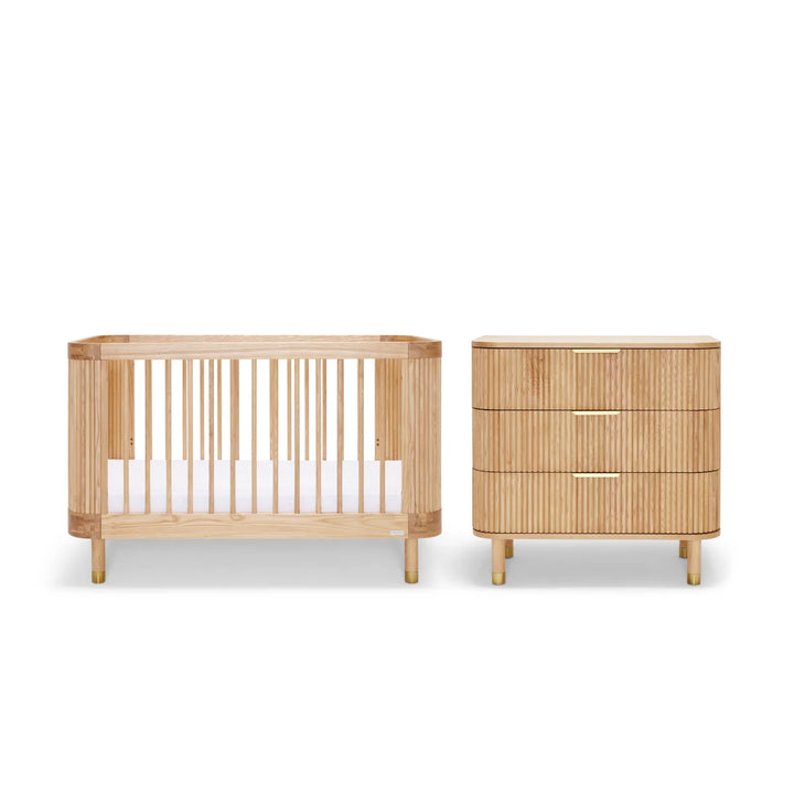 BabyRest Juno Cot & Chest Nursery Package - Ash