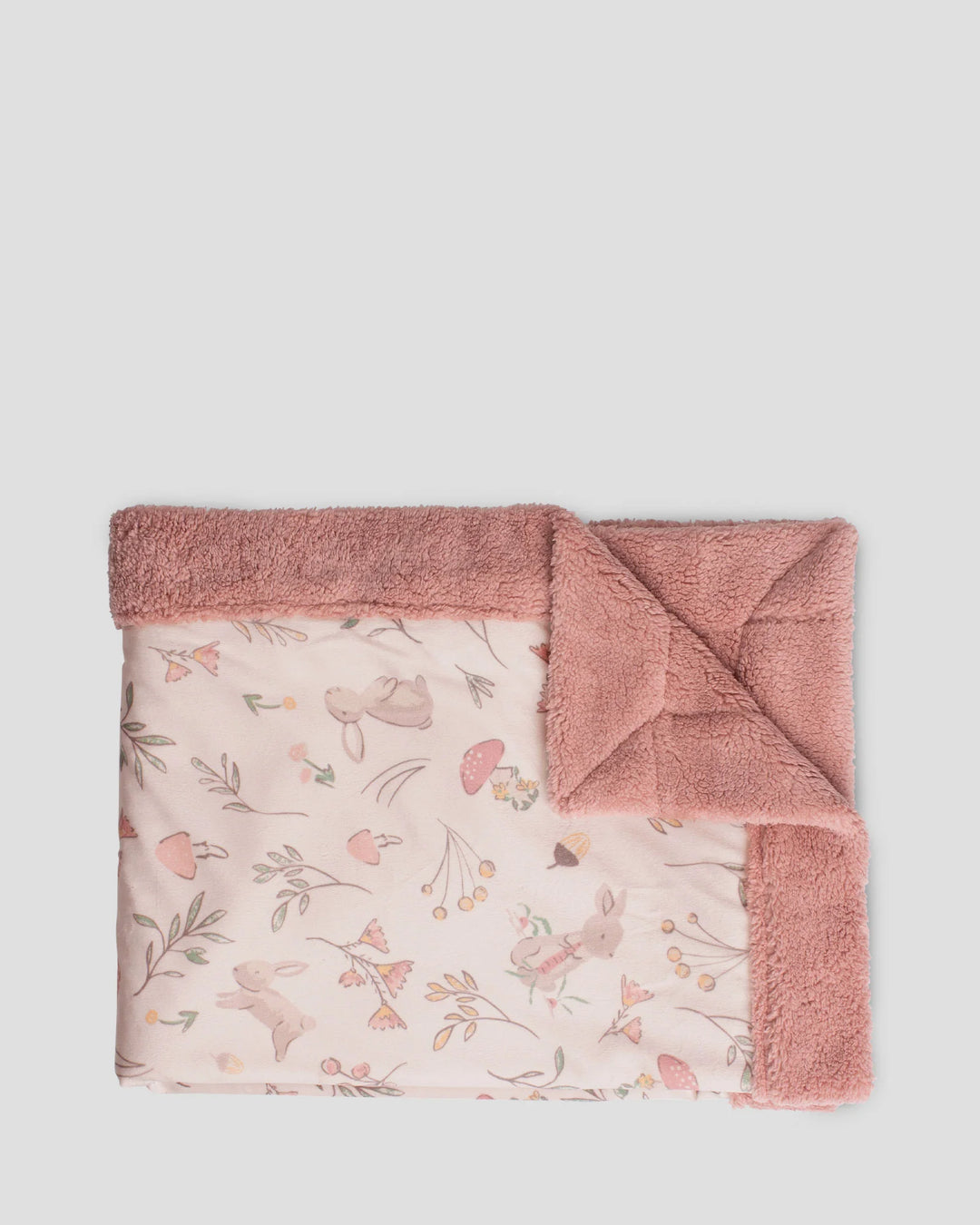 Little Linen Baby Snuggle Blanket - Harvest Bunny