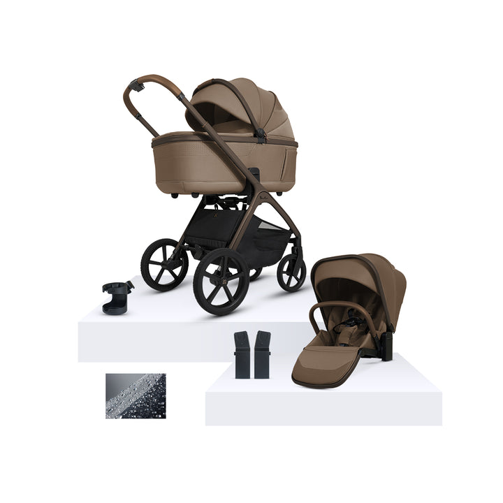 Silver Cross Cove with Carrycot (6 Piece) - Maple