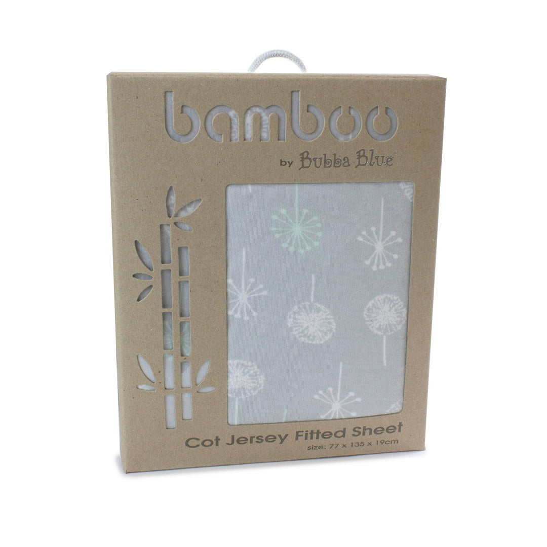 Bamboo Jersey Cot Fitted Sheet