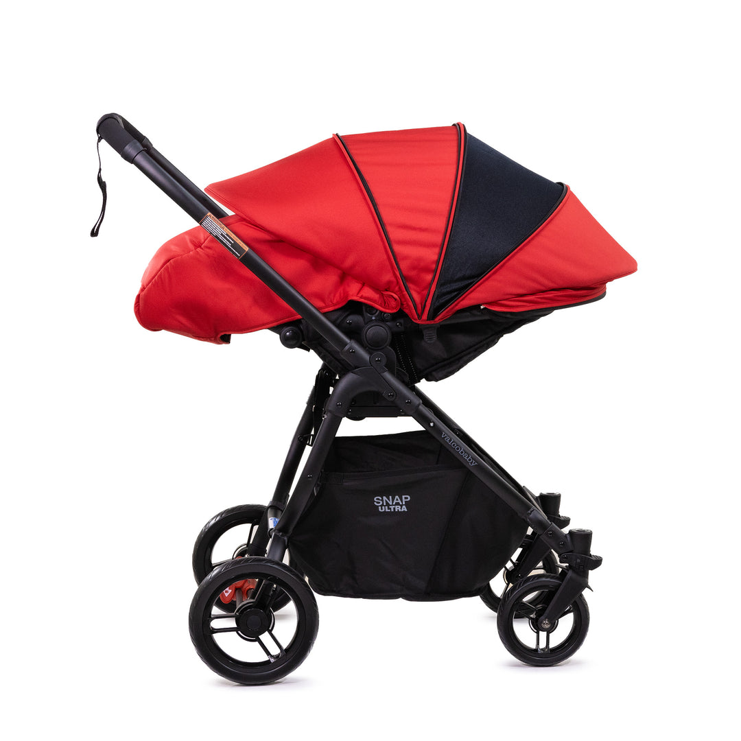 Valco Baby Snap Ultra P + Bassinet Bundle - Red