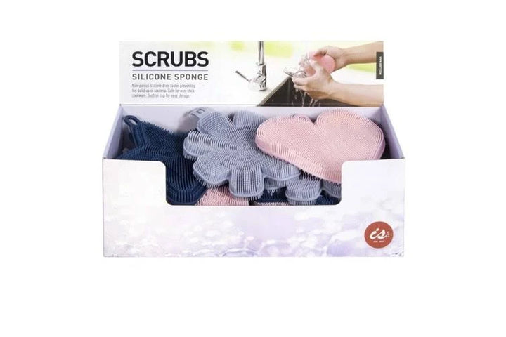 Scrubs - Silicone Dishwashing Sponge(Assorted)