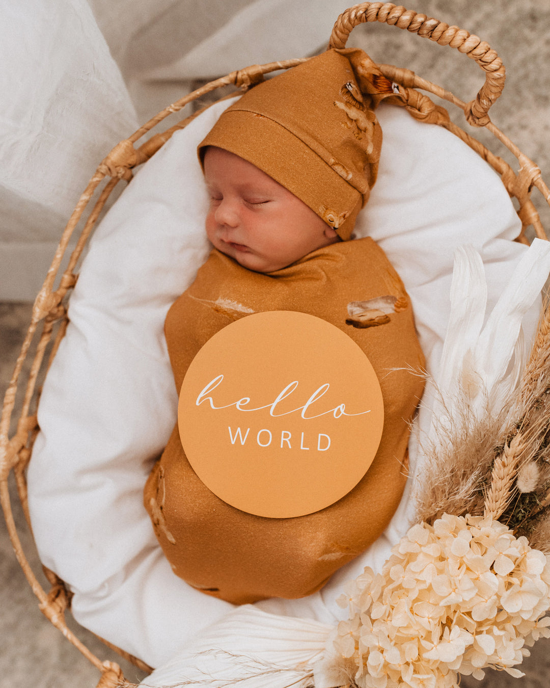 Snuggle Swaddle & Beanie Set Roar
