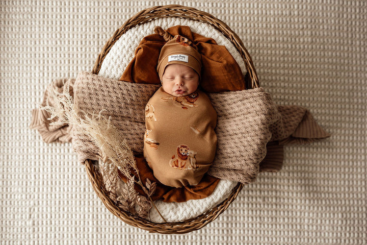 Snuggle Swaddle & Beanie Set Roar