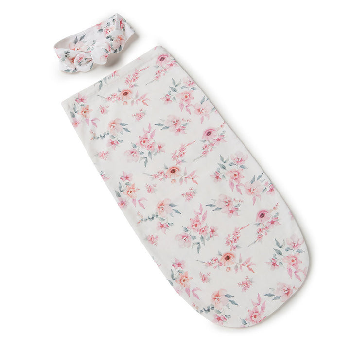 Snuggle Swaddle & Topknot Set-Camille