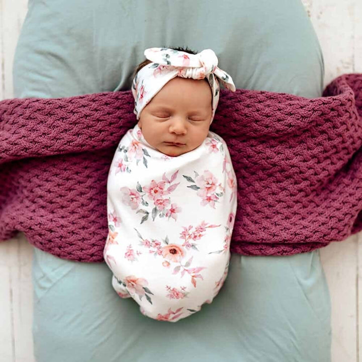 Snuggle Swaddle & Topknot Set-Camille