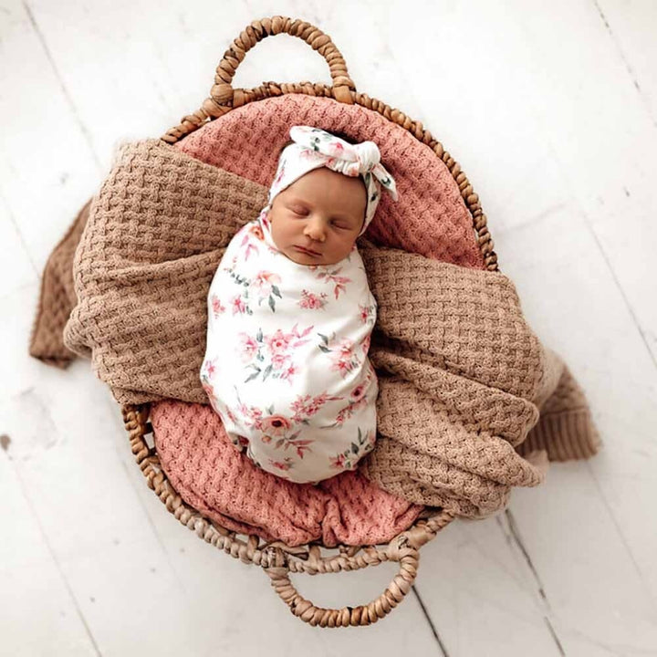 Snuggle Swaddle & Topknot Set-Camille
