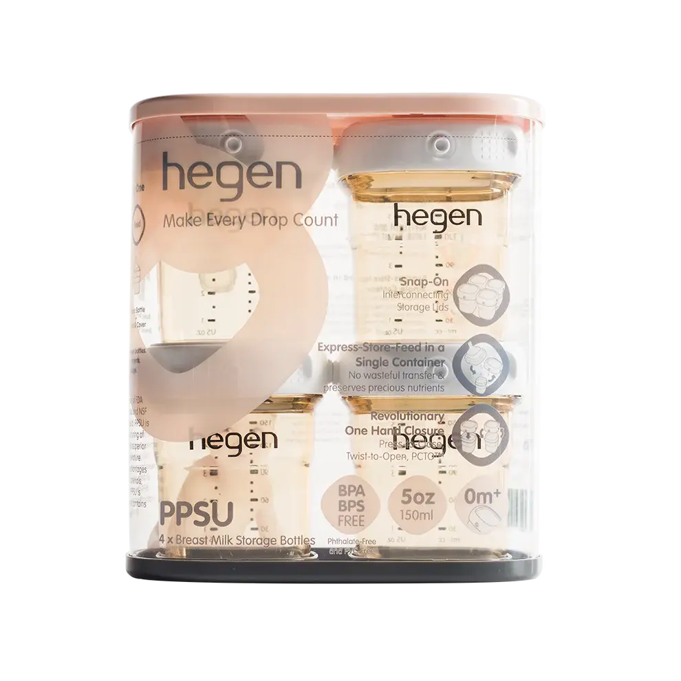 Hegen PCTO™ 150ml/5oz Breast Milk Storage PPSU (4-pack)