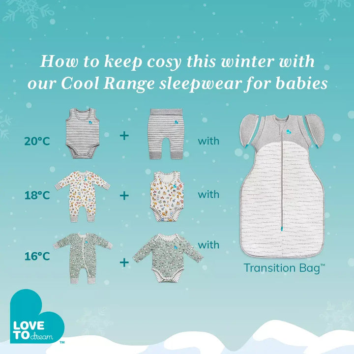 SWADDLE UP™ Transition Bag WARM 2.5T-Olive Dreamer