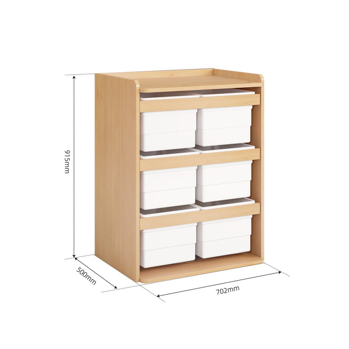 Boori Tall Tidy Cabinet - White Woodgrain