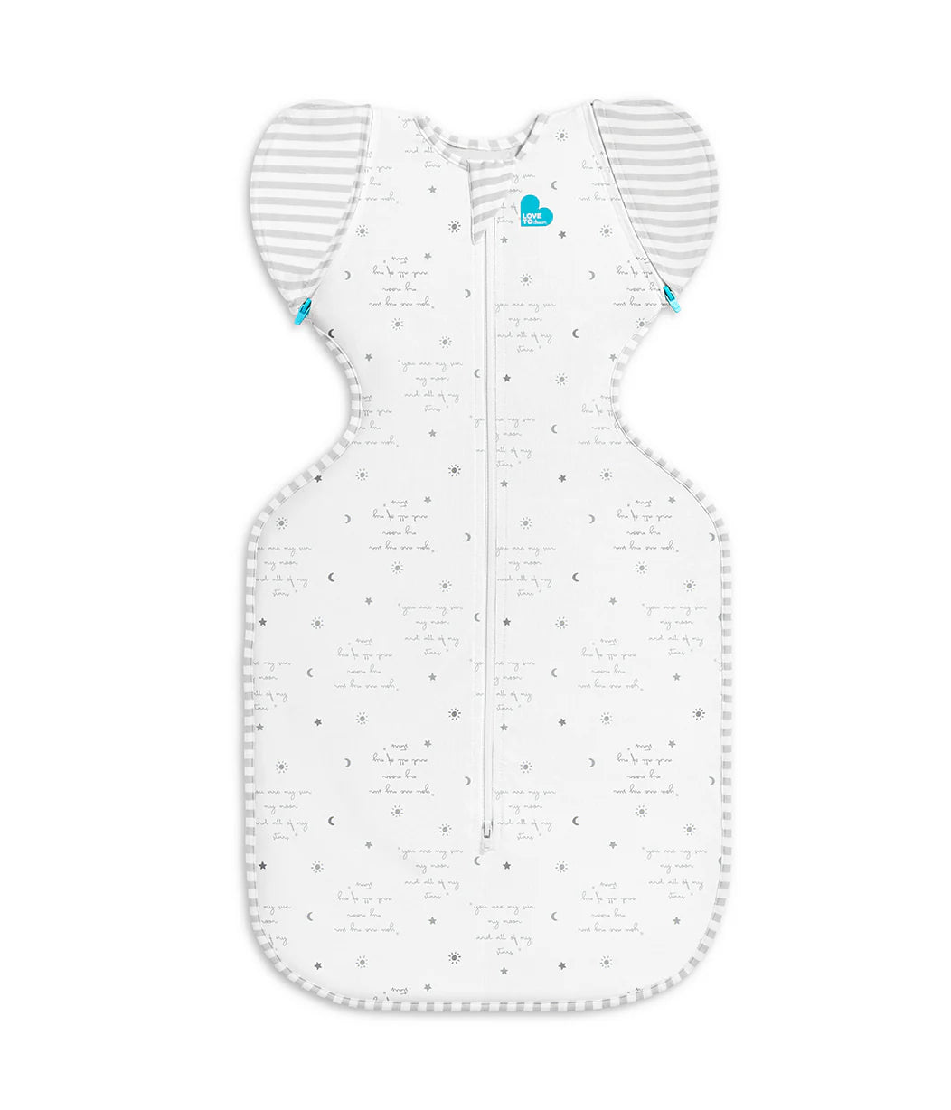 SWADDLE UP™ Transition Bag LITE 0.2Tog  - You Are My WHITE