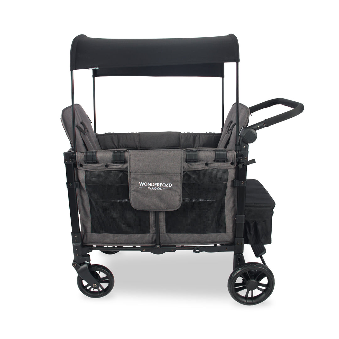 Wonderfold W2 Elite - Double Wagon - Charcoal Grey with Black Frame