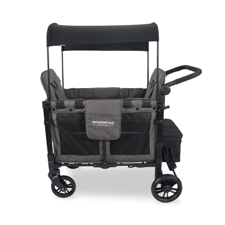 Wonderfold W2 Elite - Double Wagon - Charcoal Grey with Black Frame