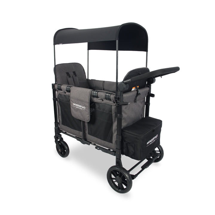 Wonderfold W2 Elite - Double Wagon - Charcoal Grey with Black Frame