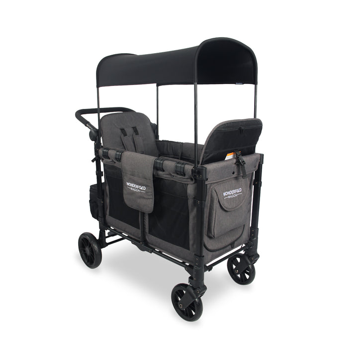 Wonderfold W2 Elite - Double Wagon - Charcoal Grey with Black Frame