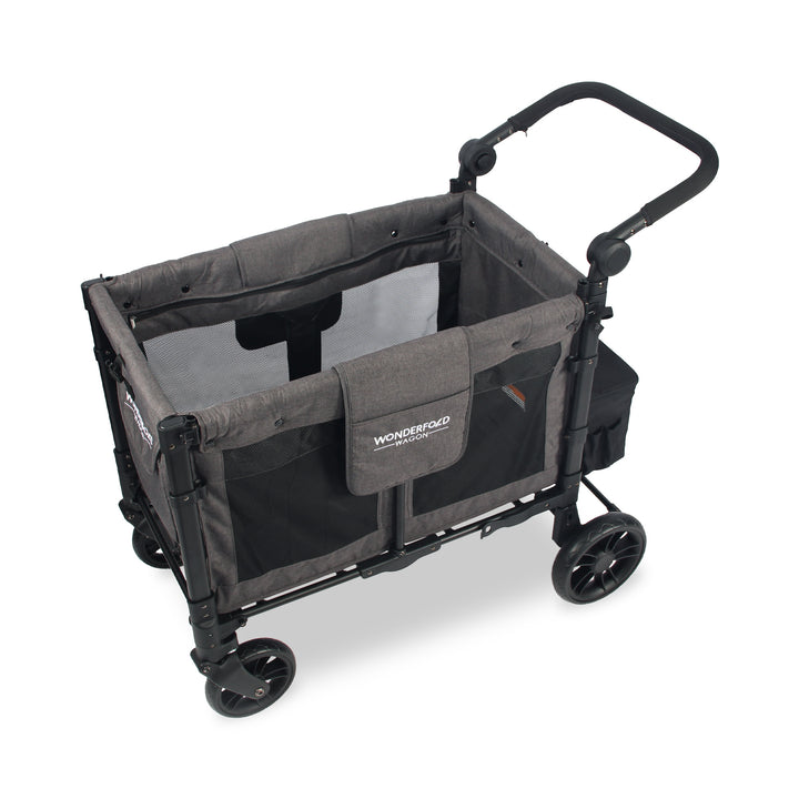 Wonderfold W2 Elite - Double Wagon - Charcoal Grey with Black Frame