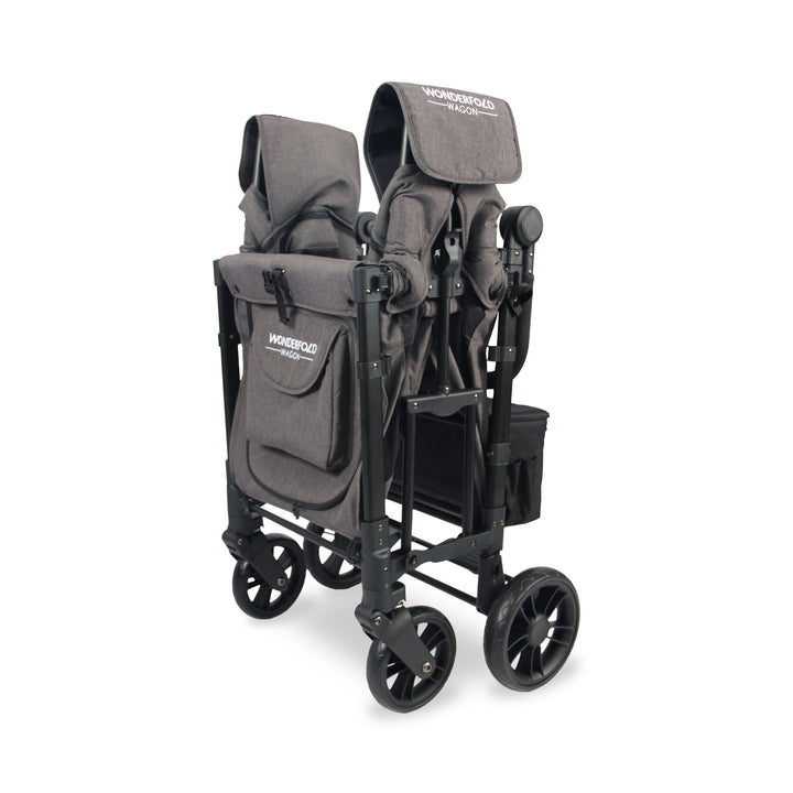 Wonderfold W2 Elite - Double Wagon - Charcoal Grey with Black Frame