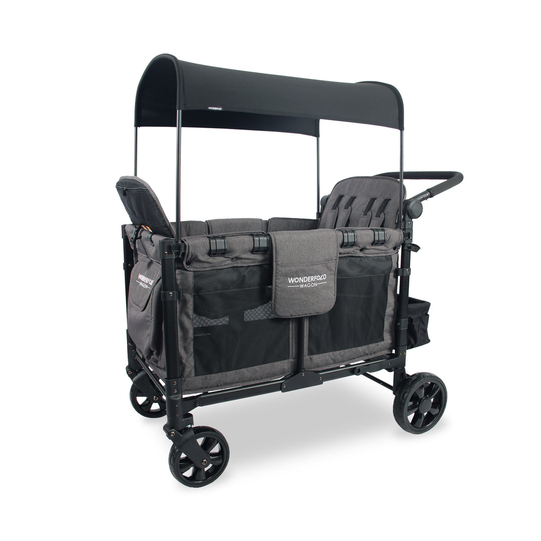 Wonderfold W4 Elite - Quad Wagon - Charcoal Grey with Black Frame