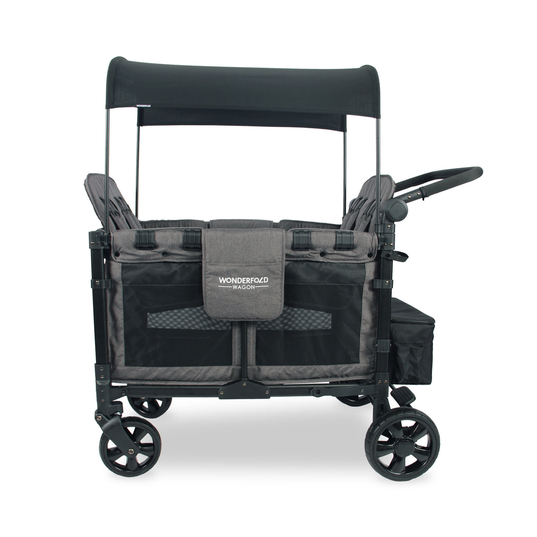 Wonderfold W4 Elite - Quad Wagon - Charcoal Grey with Black Frame