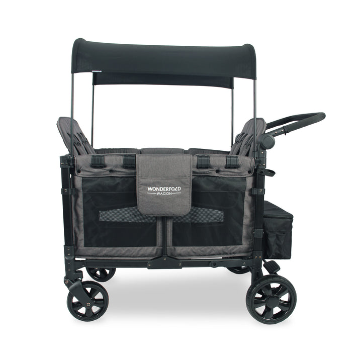 Wonderfold W4 Elite - Quad Wagon - Charcoal Grey with Black Frame
