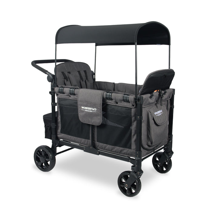 Wonderfold W4 Elite - Quad Wagon - Charcoal Grey with Black Frame