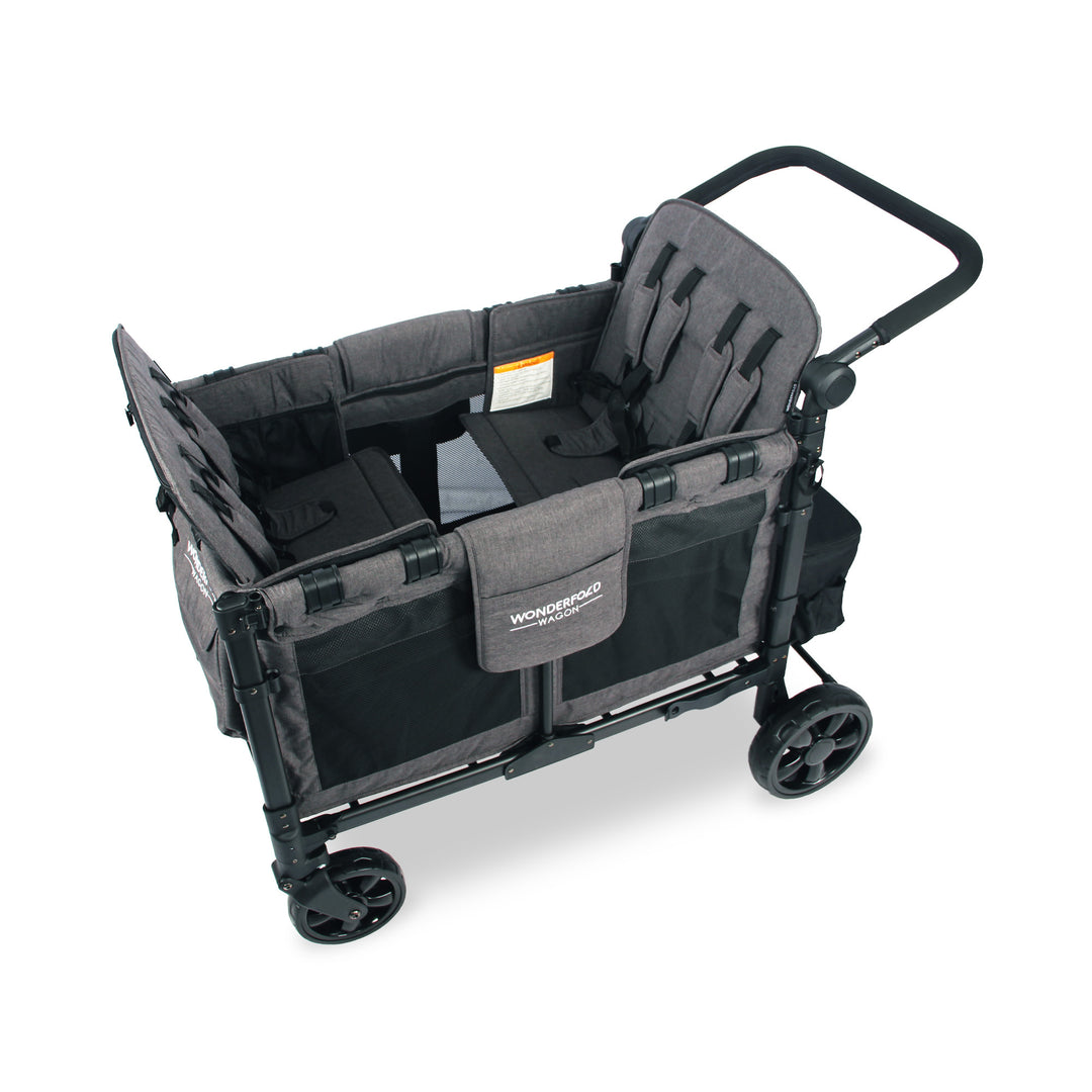 Wonderfold W4 Elite - Quad Wagon - Charcoal Grey with Black Frame