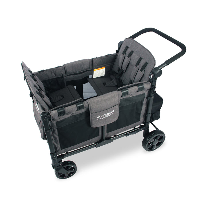 Wonderfold W4 Elite - Quad Wagon - Charcoal Grey with Black Frame