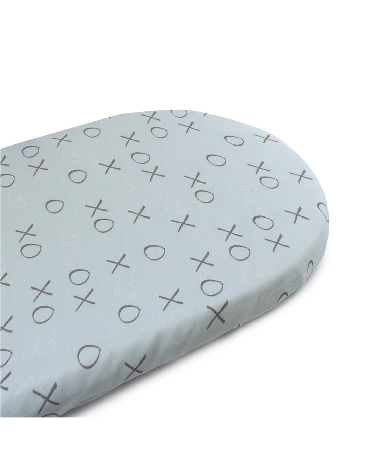 Bubba Blue Bamboo Jersey Bassinet Fitted Sheet