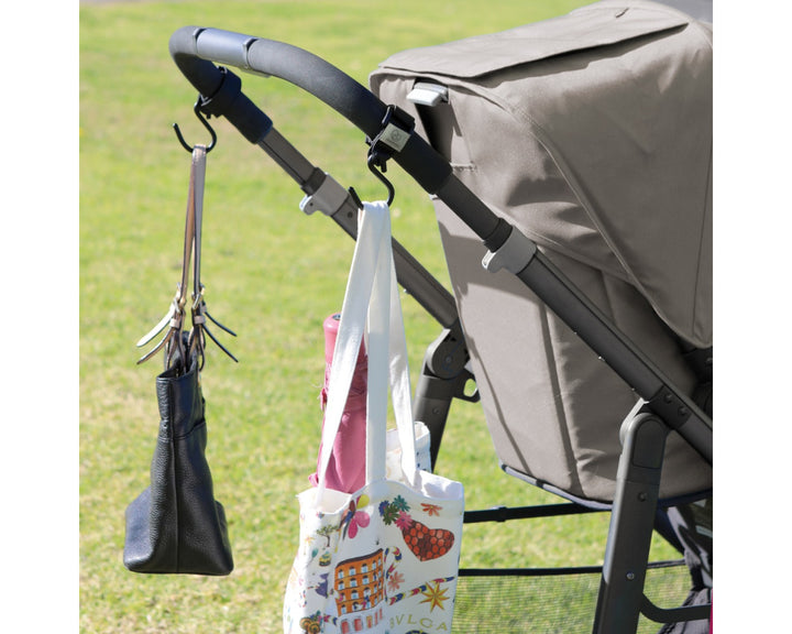 Dreambaby EZY-FIT STROLLER HOOKS 2PK - BLACK(F2264)