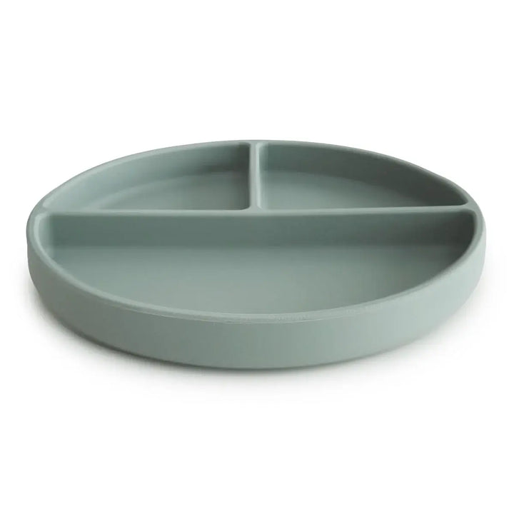 Mushie Silicone Suction Plate CAMBRIDGE BLUE