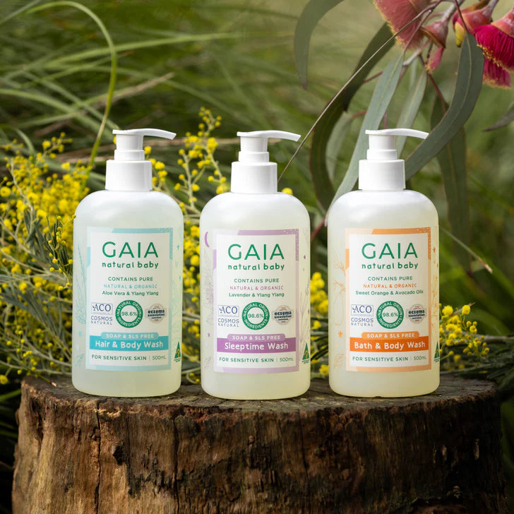 Gaia Natural Baby Bath & Body Wash 500ml