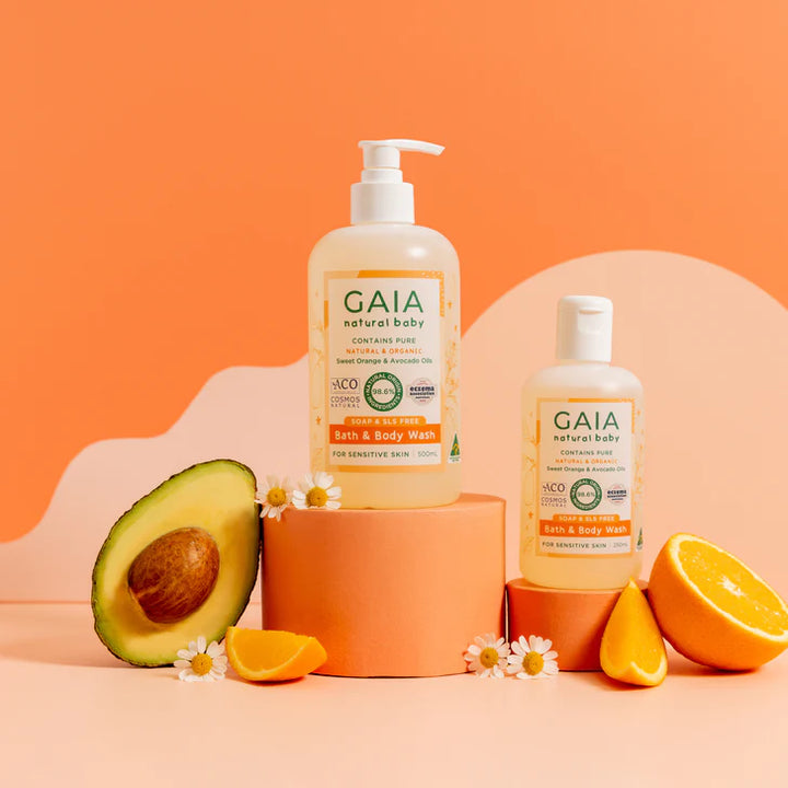 Gaia Natural Baby Bath & Body Wash 500ml