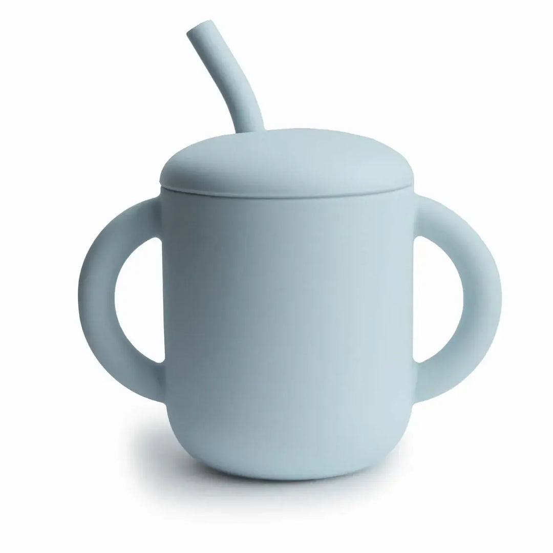 Mushie Training Cup POWDER  BLUE
