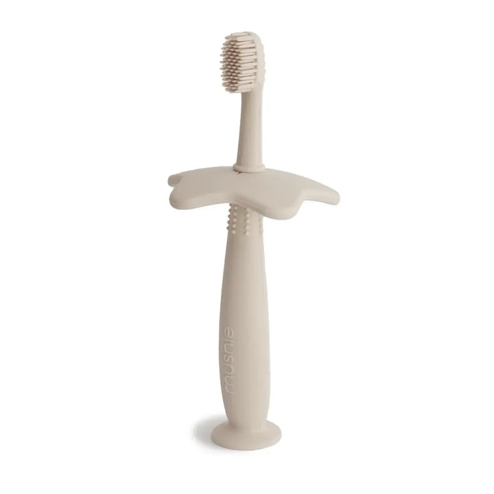 Mushie Training Toothbrush SHIFTING SAND