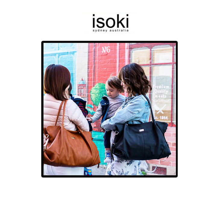 ISOKI ANAKIE SATCHEL  ONYX