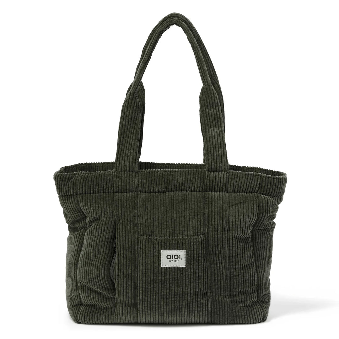 OiOi Everyday Tote - Moss Green Corduroy