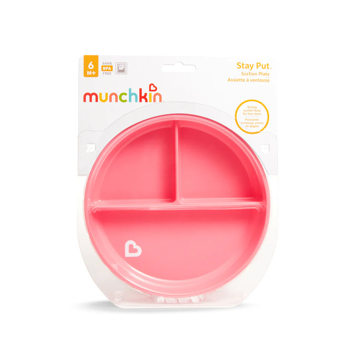 Munchkin Stay Put Suction Plate - Assorted Colour Randomly Selected