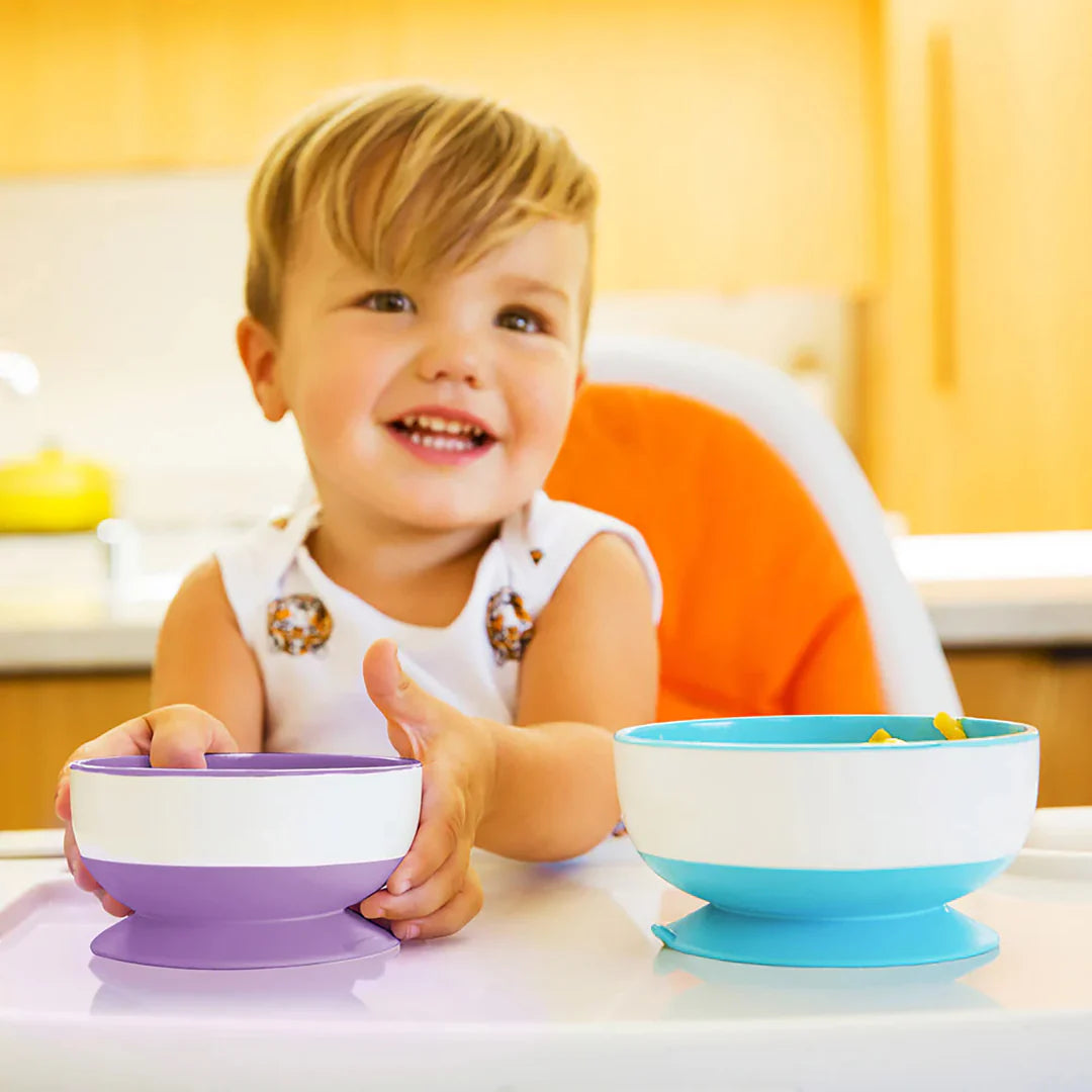 Munchkin Stay Put Suction Bowls - 3pk