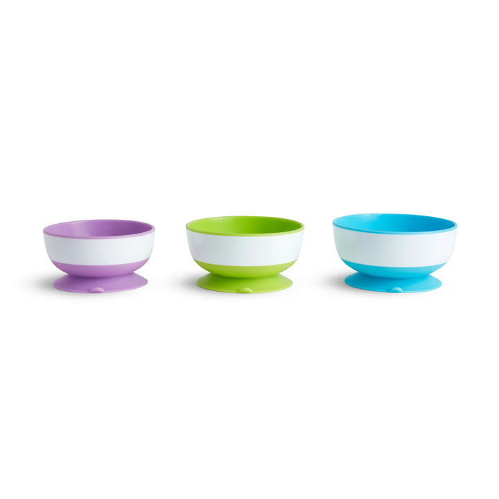 Munchkin Stay Put Suction Bowls - 3pk