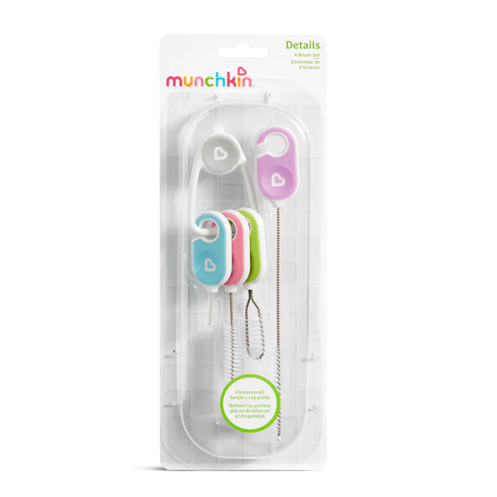 Munchkin Details Cleaning Brush Set - 4 Pack