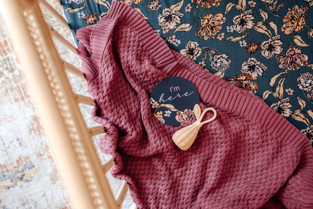 Fitted Cot Sheet Belle